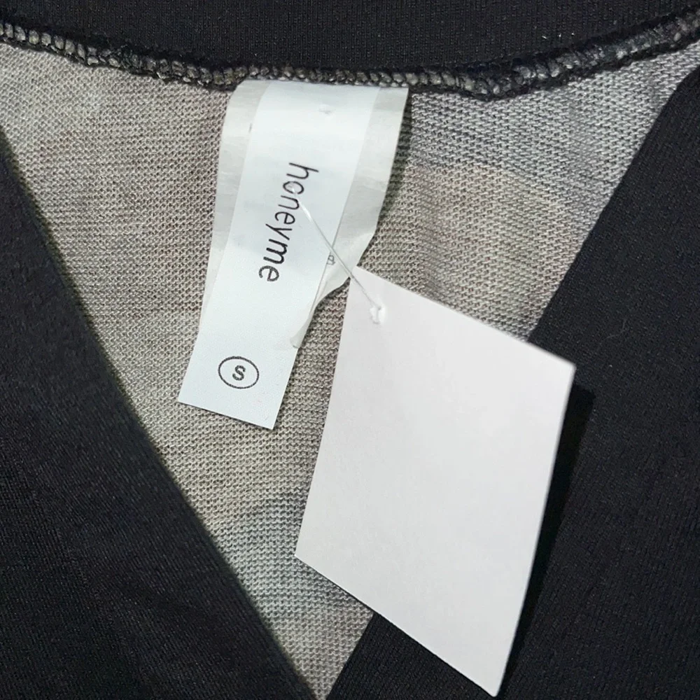 Honeyme Black & Camo Blouse S - Picture 4 of 7